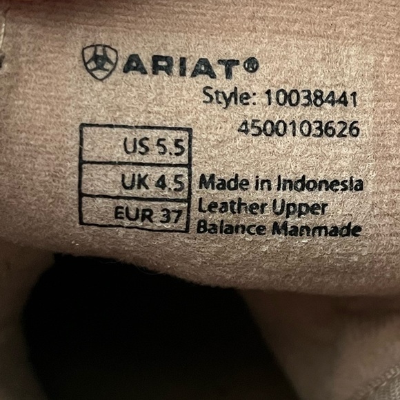 Ariat Youth Stars and Stripes American Flag Leather Cowboy Boots Size 5.5 Men - Picture 10 of 12